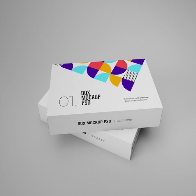 Two boxes mockups