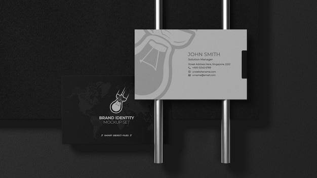 Two Business Card Mockup