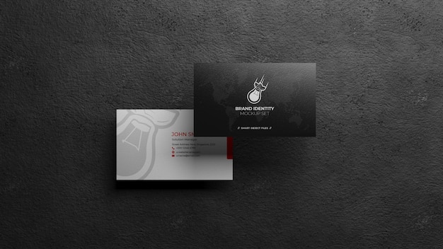 Two Business Card Mockup