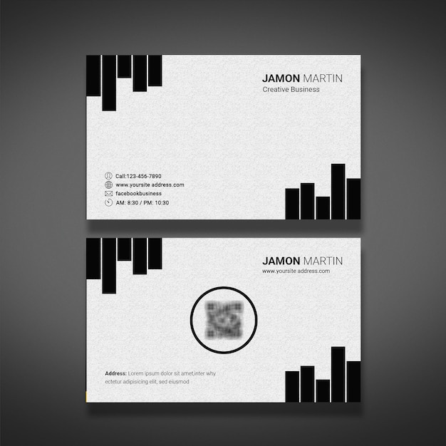 two business cards with the name john st