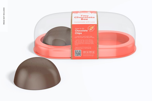 Two Chocolate Box Mockup