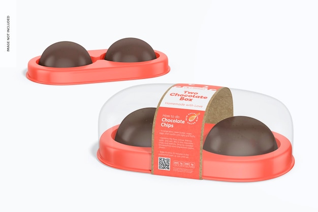 Two Chocolate Boxes Mockup