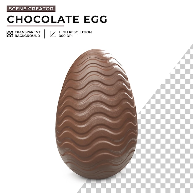 PSD two chocolate eggs to create a scene