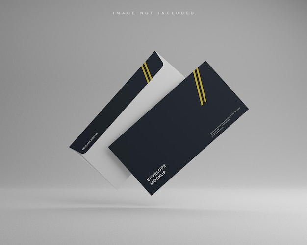 Two dl envelope mockup