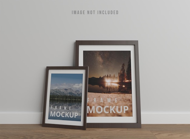 two frame mockup design