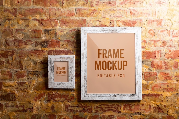 PSD two frames mockup photoshop