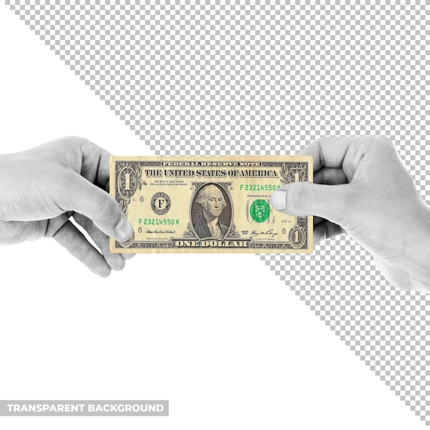 two hands holding a dollar bill with the words bill on the bottom