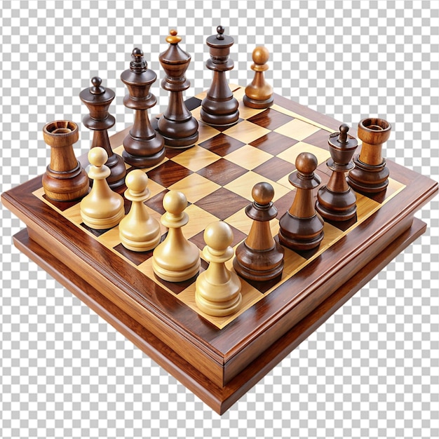 PSD due linee di giocatori di scacchi sulla scacchiera