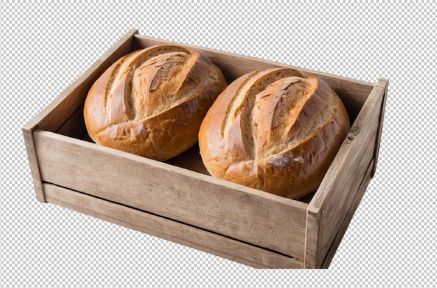 木製の箱の中の2つのパンには古代の秘密がある
