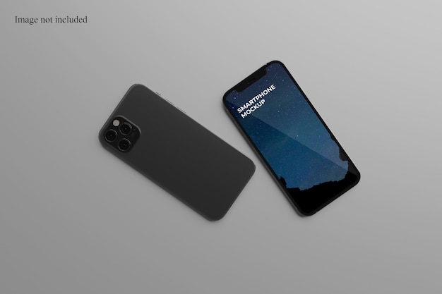 Two Modern Smartphone Mockup