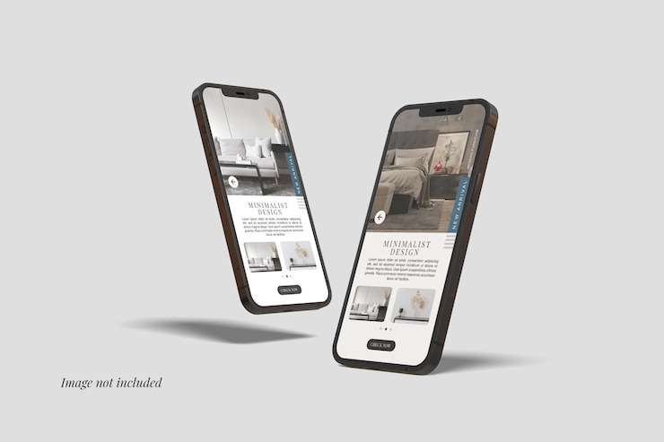 Два смартфона pro mockups