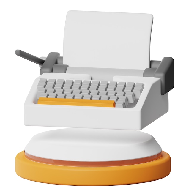 Typemachine Network Communication 3D Object