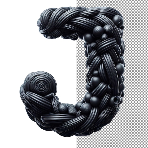 Typografia Wymiarowa Izolowana Litera 3d Na Tle Png