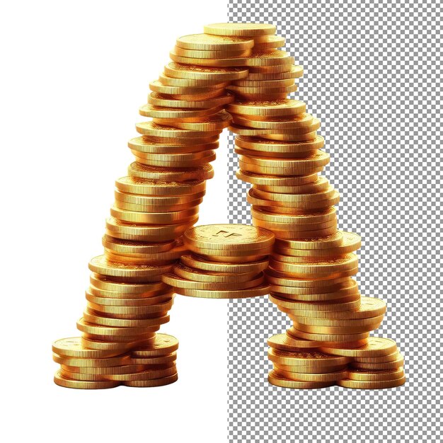 Typografia Wymiarowa Izolowana Litera 3d Na Tle Png