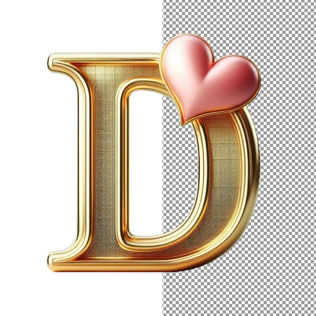 PSD typografia wymiarowa izolowana litera 3d