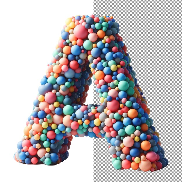 PSD typografie dimensie pngready isolatie van 3d letter