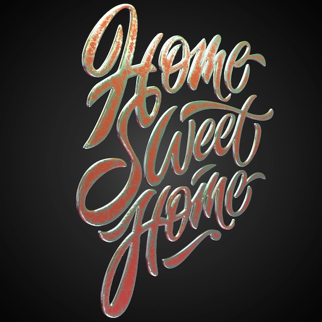 typografie rendering 3d hi res