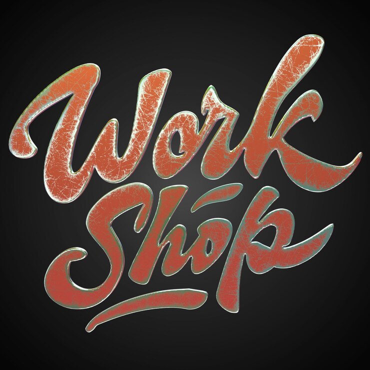 PSD typography rendering 3d hi res