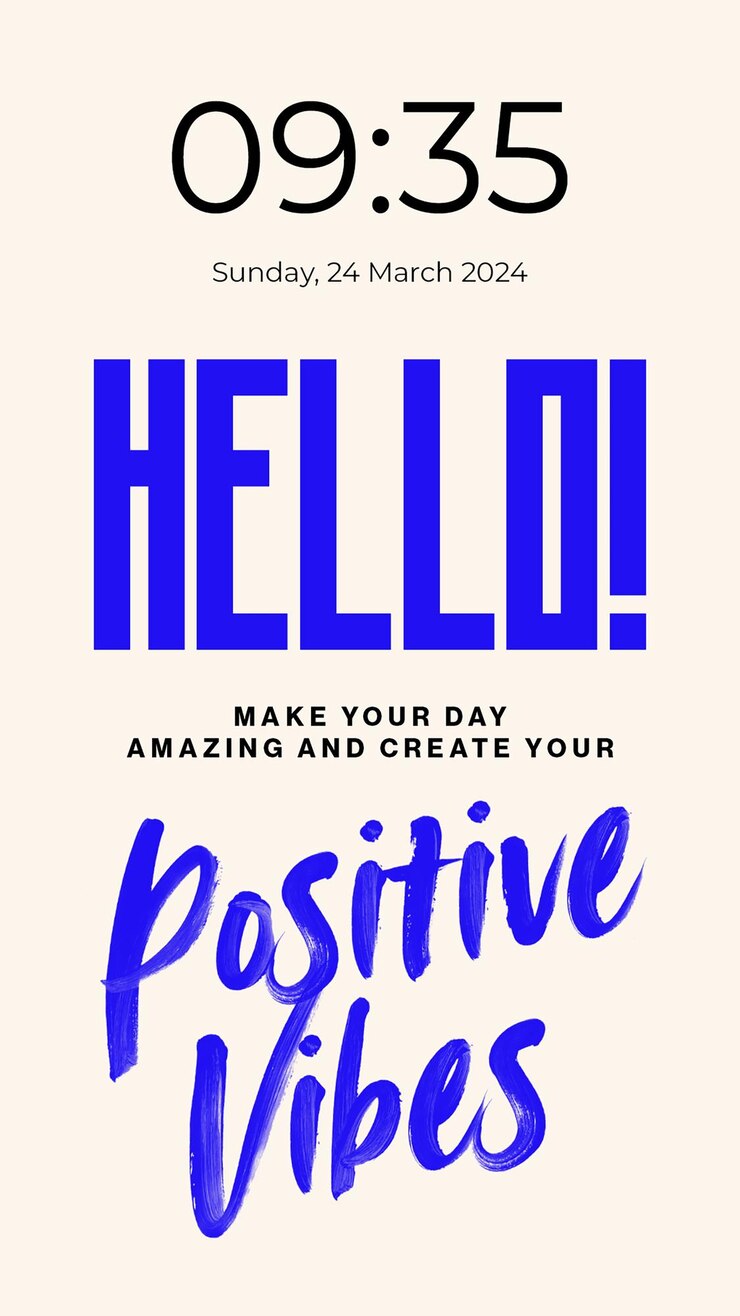 PSD typography wallpaper screen phone stories