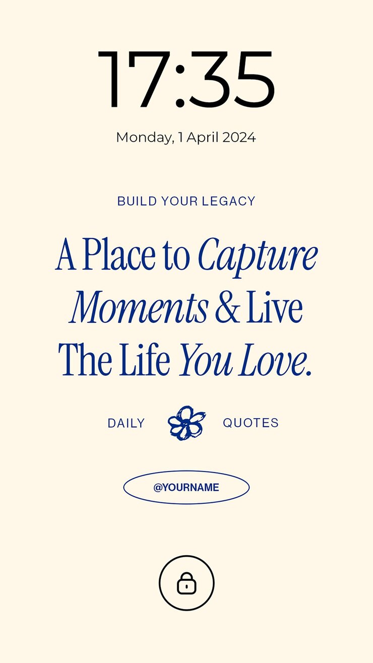 PSD typography wallpaper screen phone stories