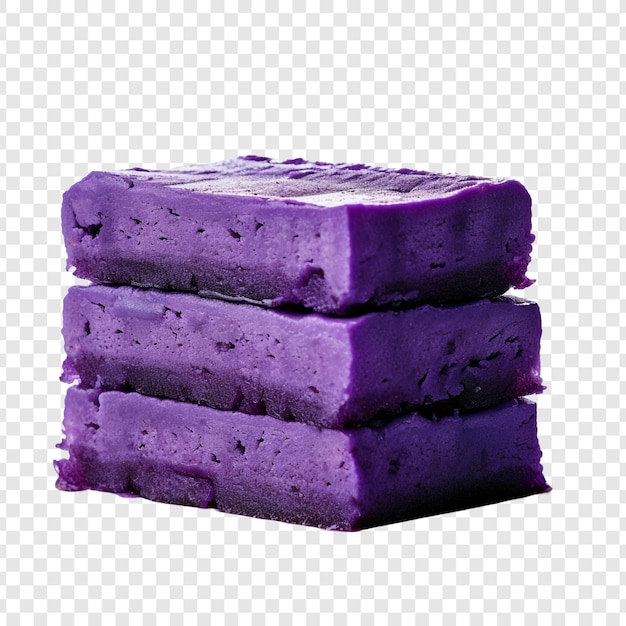 PSD ube isolated on transparent background