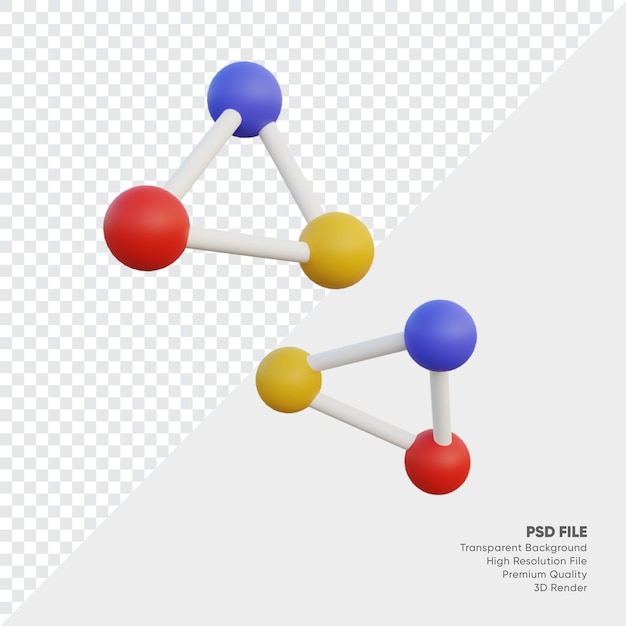 PSD udostępnij połączenie ilustracja 3d