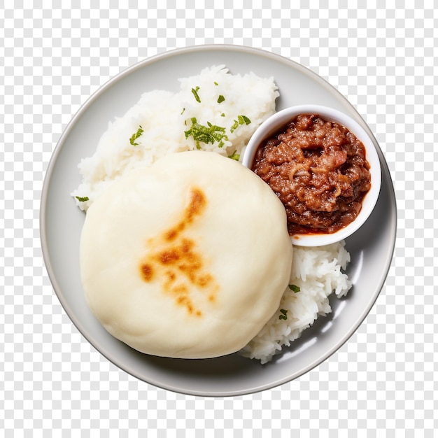 PSD ugali isolated on transparent background