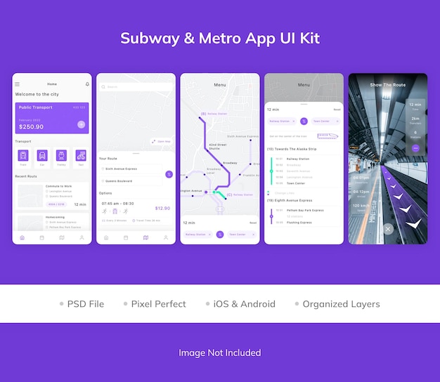 Ui-kit voor metro- en metro-app