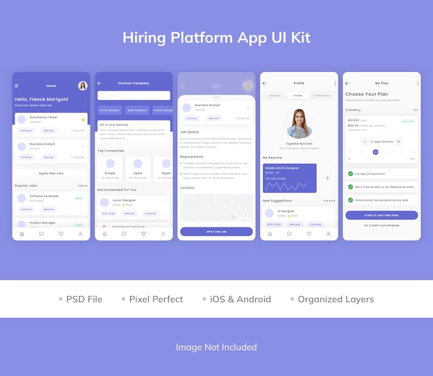 Ui-kit voor verhuurplatform-app