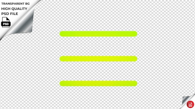 PSD uitlijnen rechtvaardigen vector icon fluorescerende groene psd transparent