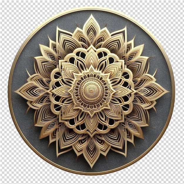 PSD uitstekende 3d mandala een symfonie van weelde en elegantie