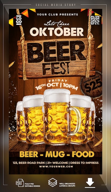 Ulotka Beer Fest Dla Mediów Społecznościowych