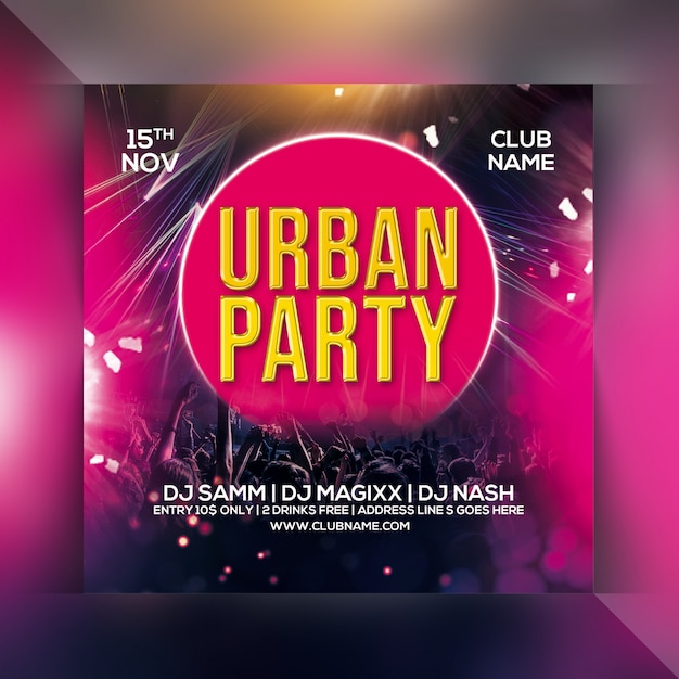 Ulotka Urban Party