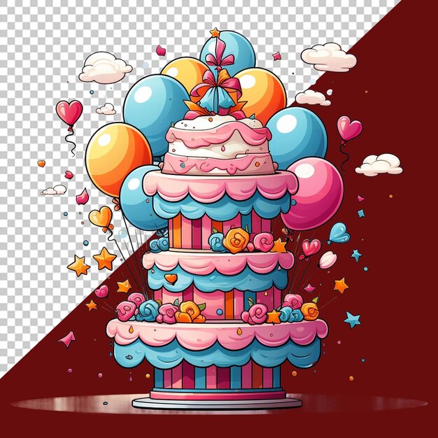 PSD the ultimate birthday cake experience