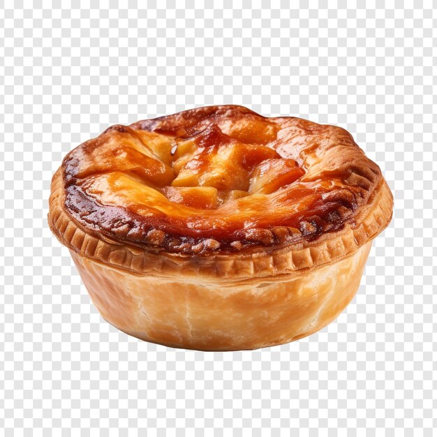 PSD umble pie isolated on transparent background