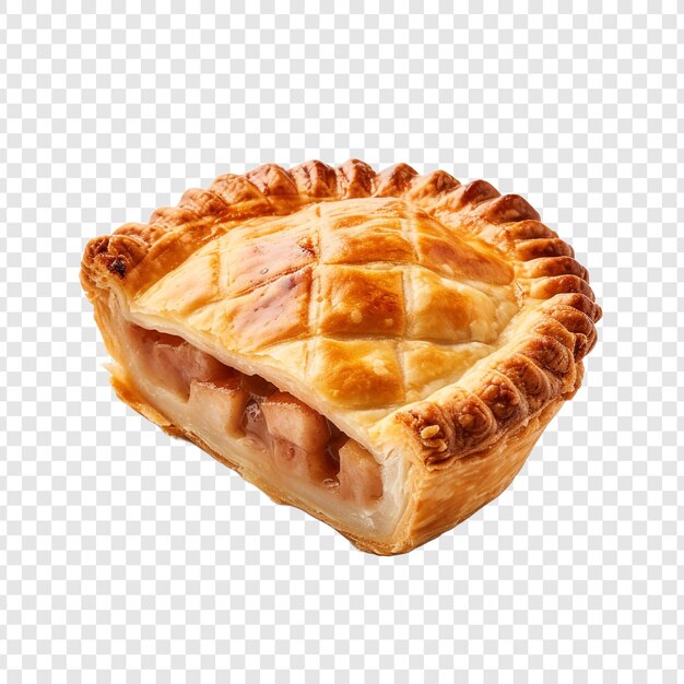 PSD umble pie isolated on transparent background