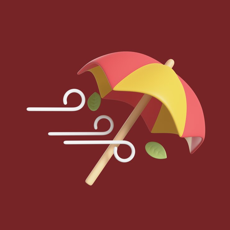 PSD umbrella autumn icon