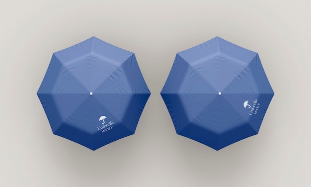 PSD 傘のモックアップデザイン