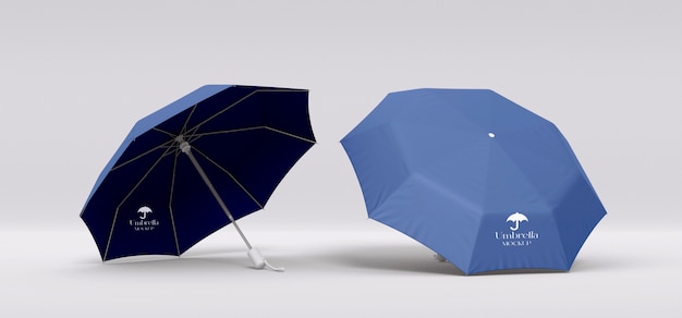 PSD Дизайн макета зонта