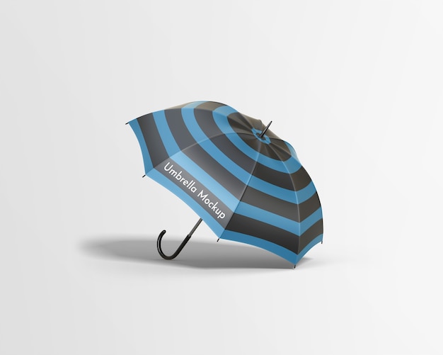 Umbrella mockup isolated