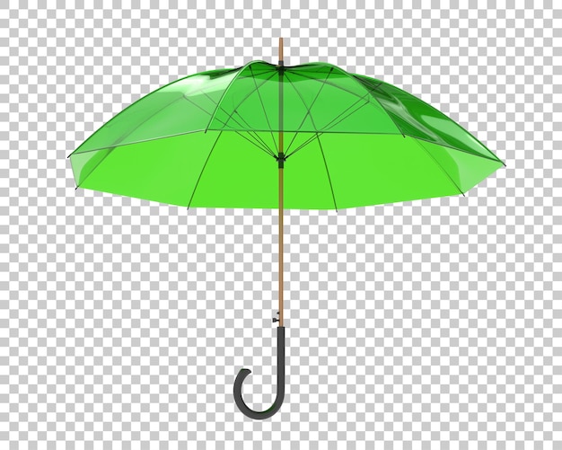 PSD umbrella on transparent background 3d rendering illustration