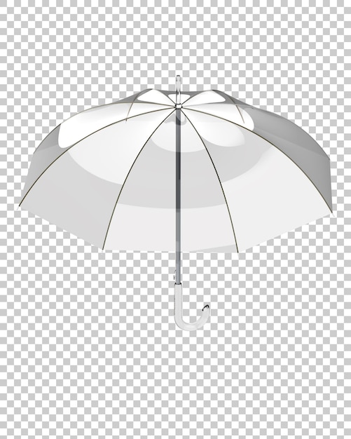 PSD ombrello su sfondo trasparente 3d rendering illustrazione