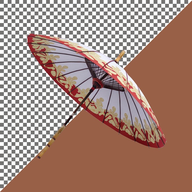 an umbrella on the transparent background