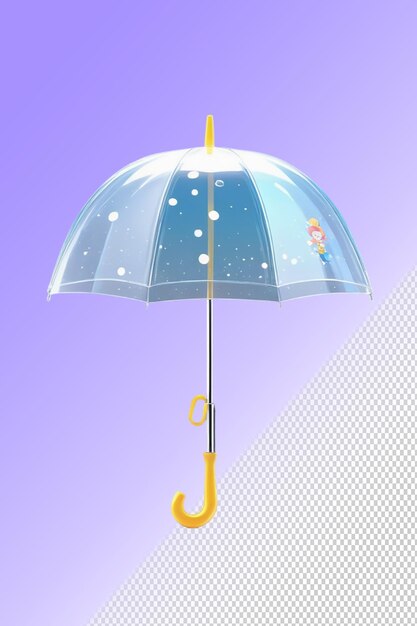 PSD an umbrella with the word j on it