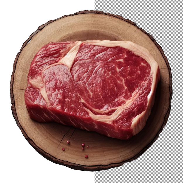 PSD uncooked premium beef steak png