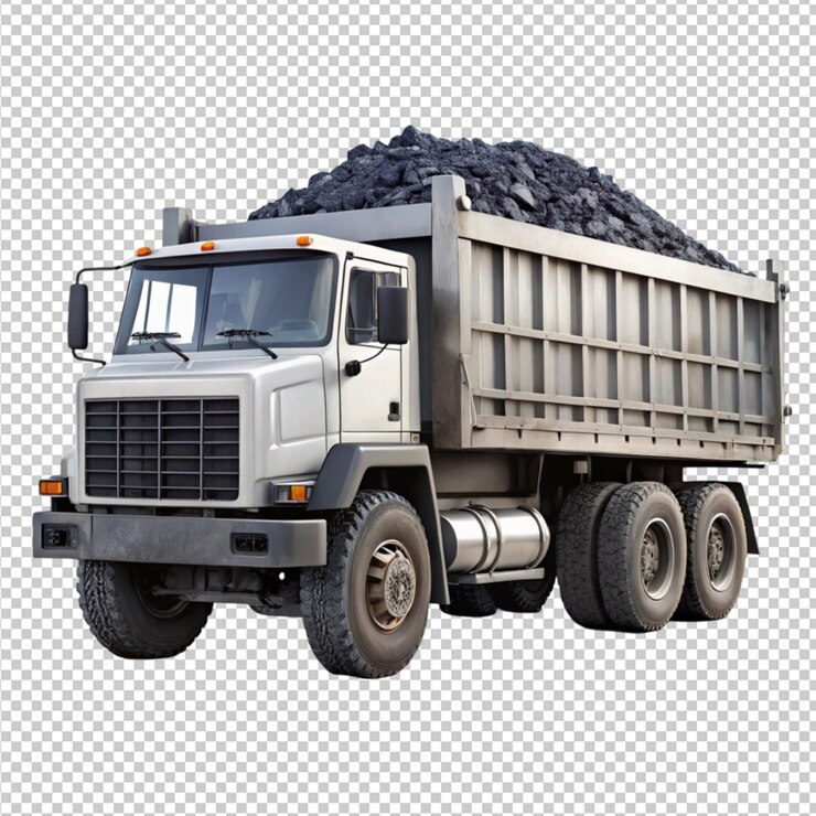 PSD underground truck with coal