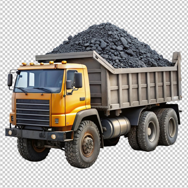 PSD underground truck with coal