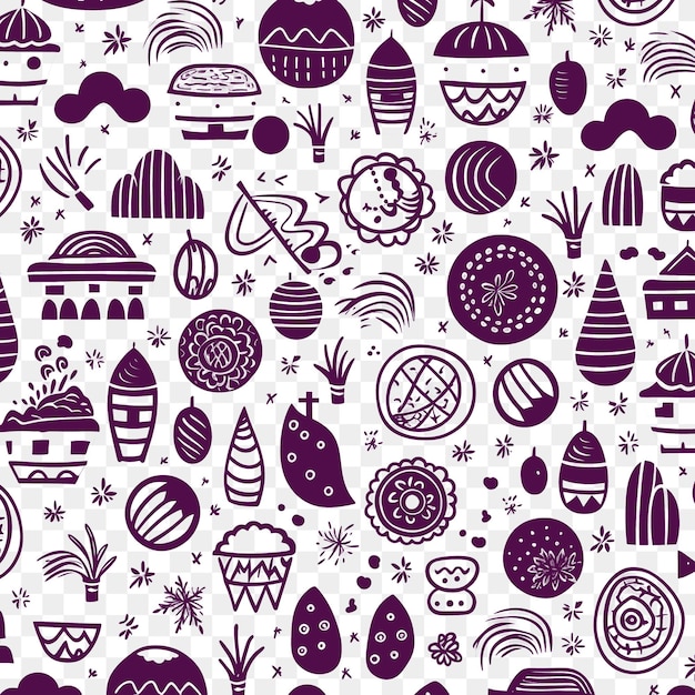 Unieke doodle-patronen kunstzinnige contouren collage en scribble-ontwerpen voor uw digitale projecten