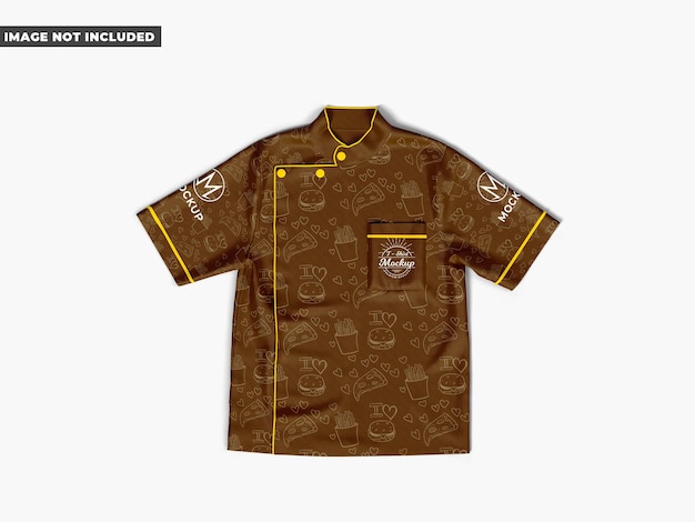 uniform chef coat mockup