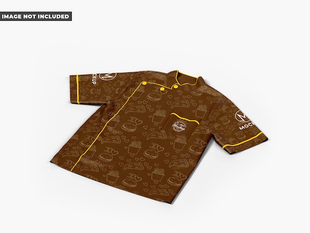 uniform chef coat mockup